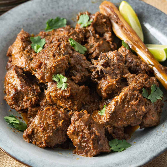 Beef Rendang with Kaffir Lime, Potato and Coconut
