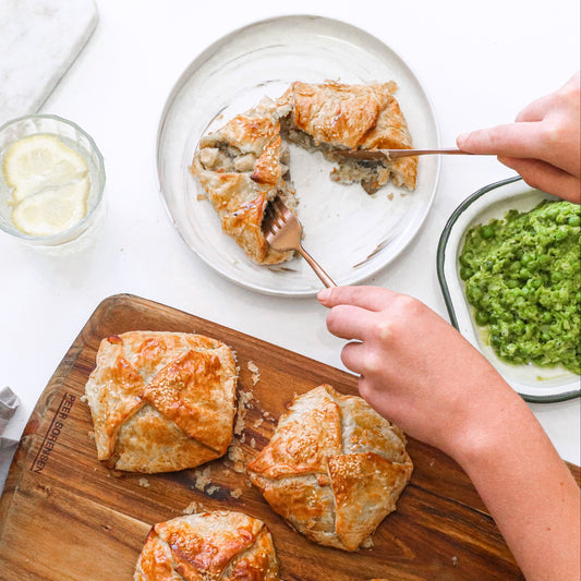 Chicken and Leek Country Style Pie