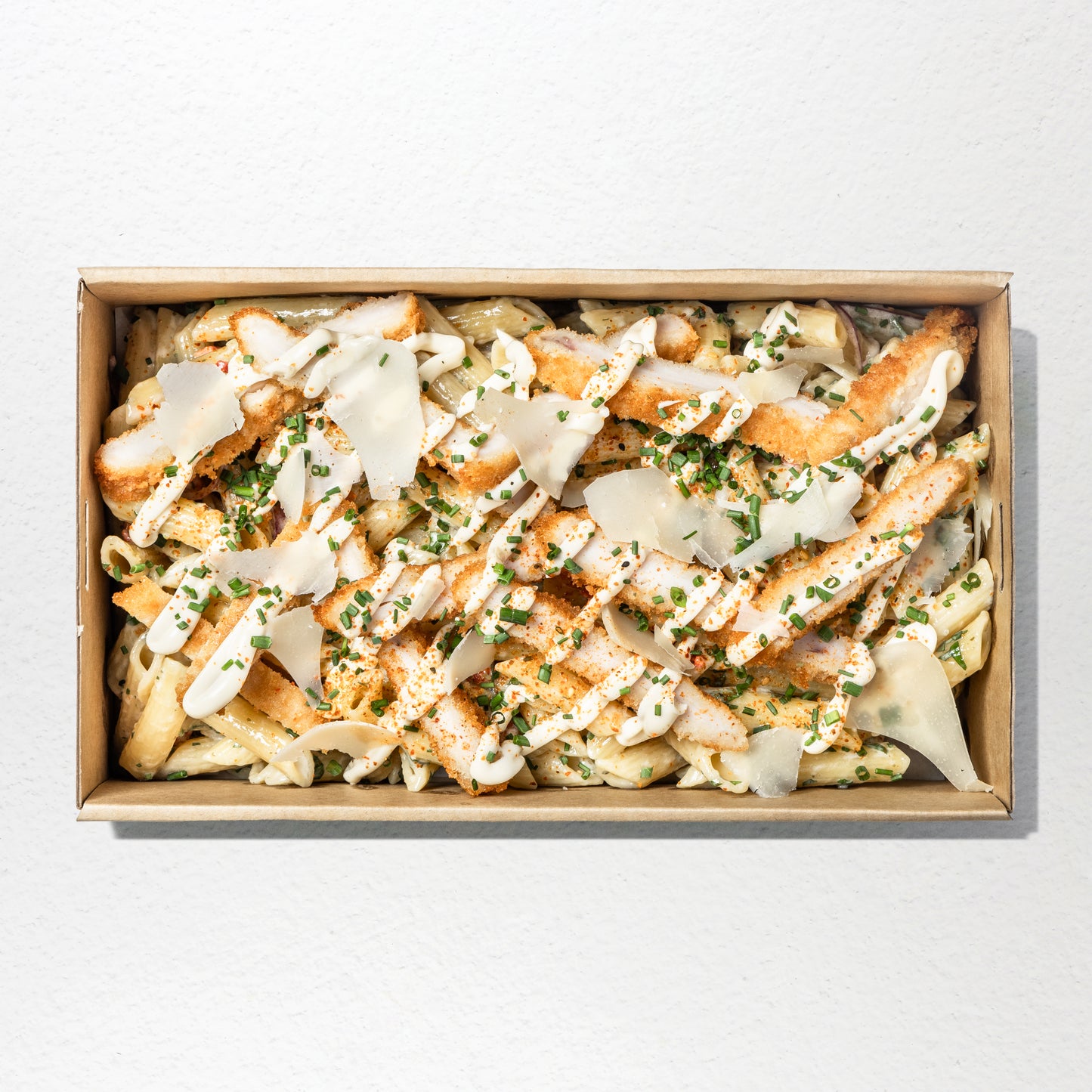 Chicken Schnitzel Pasta Salad