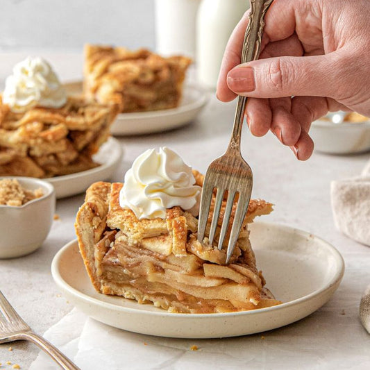 Grandma Apple Pie with Vanilla Bean Custard