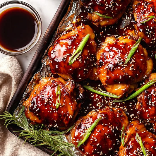 Roasted Chicken Thigh in Teriyaki Sauce