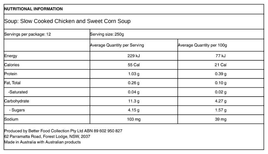 Slow Cooked Chicken and Sweet Corn Soup