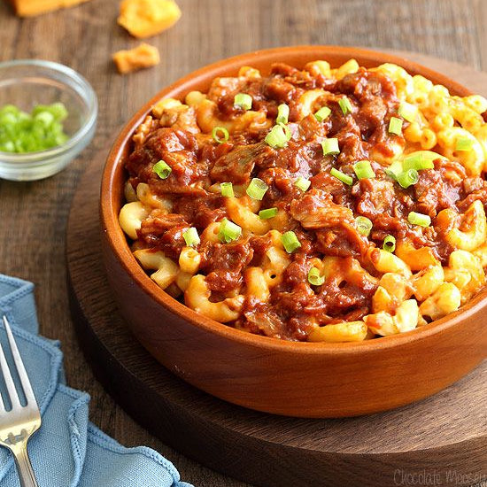 Pork Mac and Cheese with Mozzarella and Caramelised Onion